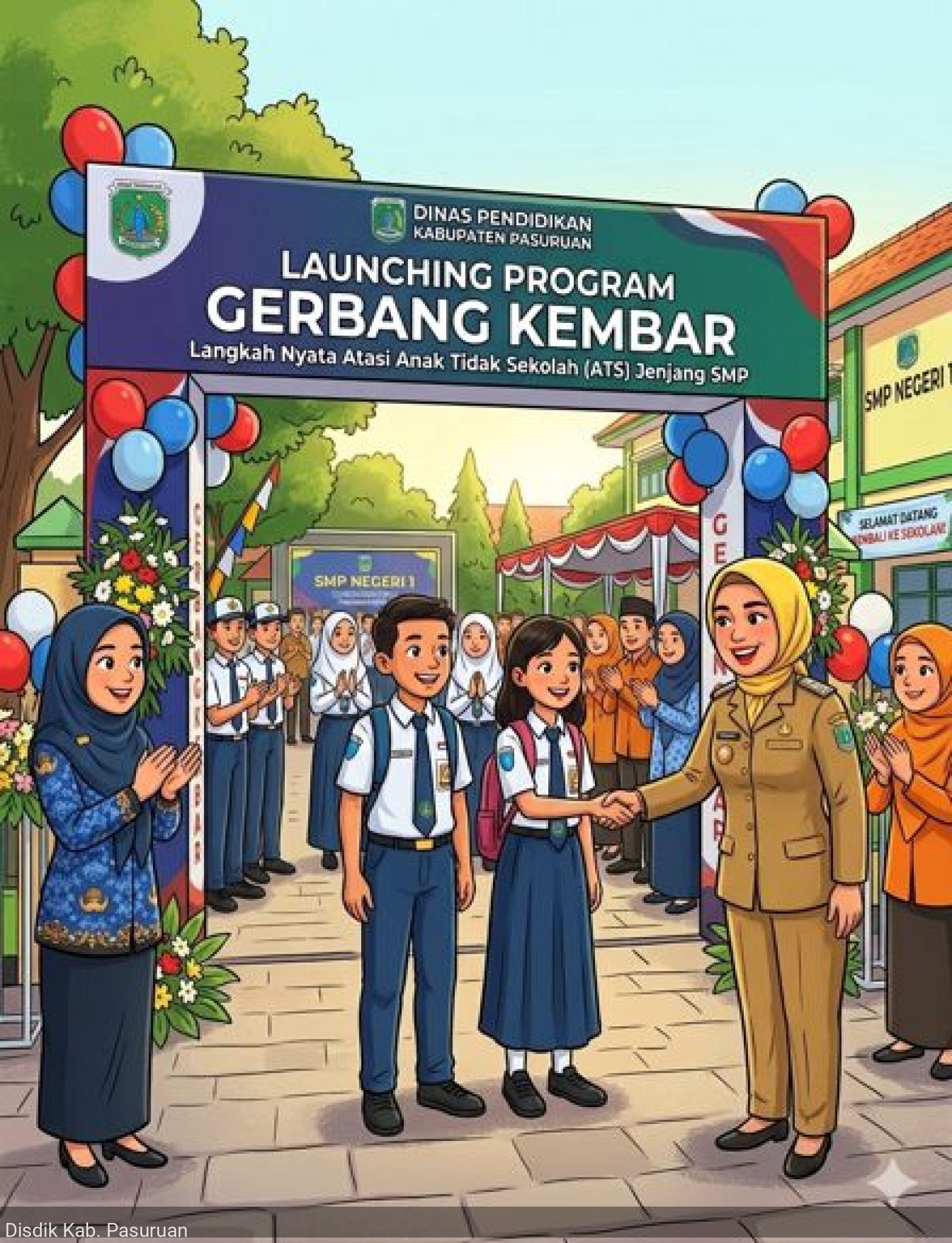 Gerbang Kembar: Langkah Nyata Dinas Pendidikan Kabupaten Pasuruan Atasi Masalah Anak Tidak Sekolah (ATS)