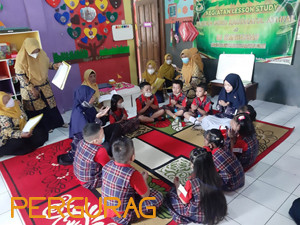 FASILITASI DINAS PENDIDIKAN PADA LESSON STUDY  GURU RAUDLOTUL ATHFAL (RA)  KABUPATEN PASURUAN TAHUN 2021