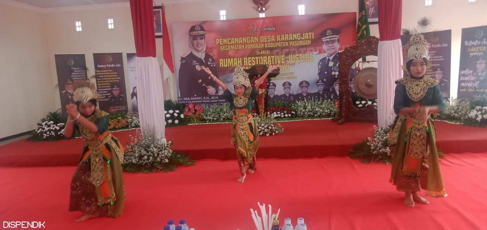 Tari Pasuruan Gumuyu dalam Pencanangan Rumah Restorative Juctice Kabupaten Pasuruan 