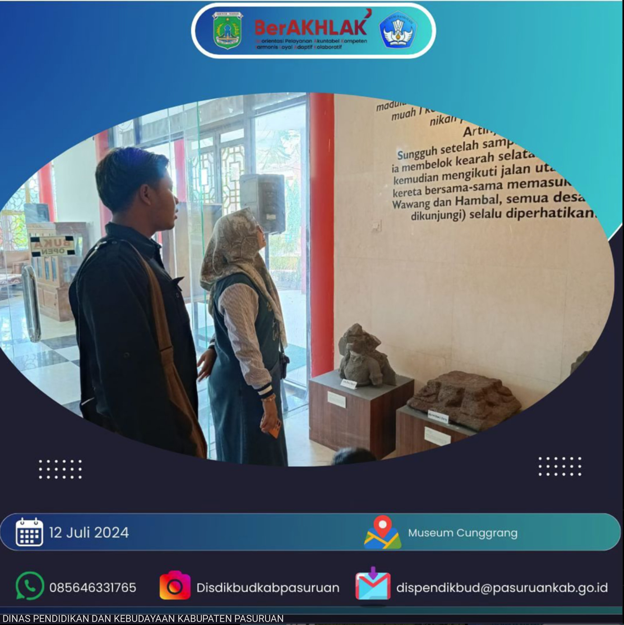 Kunjungan Museum Kabupaten Pasuruan